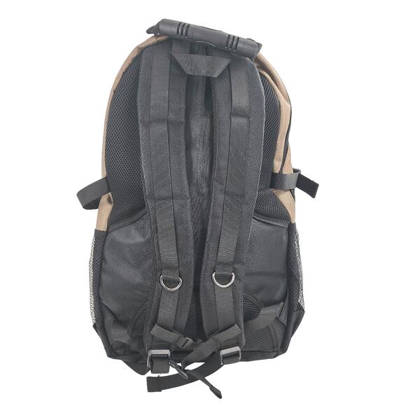 NRA Computer Backpack Laptop Bag Tactical Military Polyester Pack Khaki Brown - Picture 9 of 12